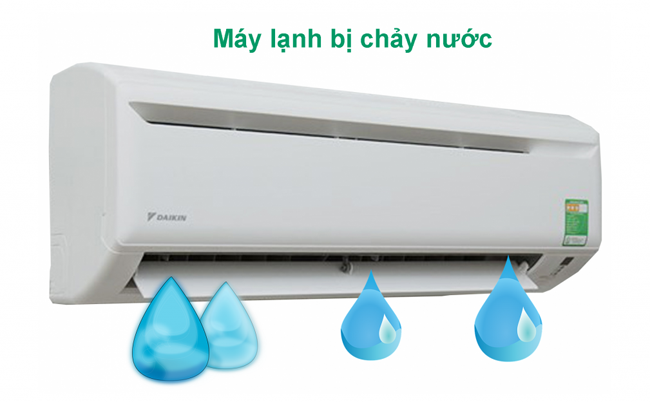 Làm gì khi điều hòa chảy nước ở dàn lạnh?