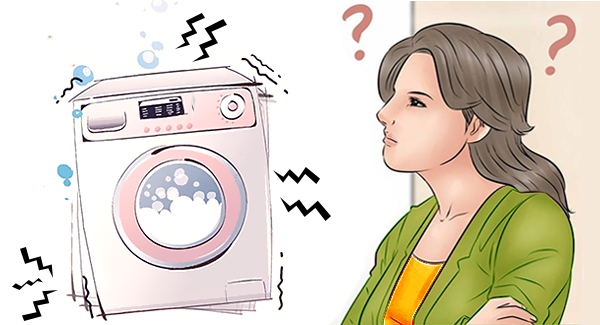 Làm cách nào để khắc phục máy giặt bị rung lắc kêu to?