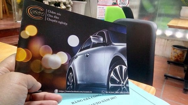 Bảng giá dịch vụ sửa chữa, bảo dưỡng, thay thế phụ tùng ô tô