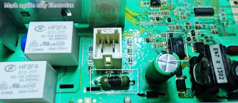 Sửa bo mạch nguồn máy giặt Electrolux