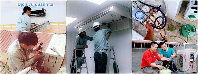 Sửa điều hòa – Bảng giá nạp ga, lắp đặt, vật tư máy lạnh