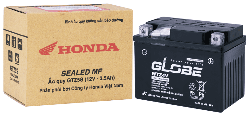 Bảng giá phụ tùng: Ắc quy xe máy Honda