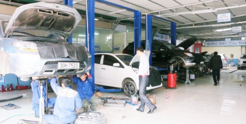 Danh sách garage sửa chữa ô tô toàn quốc