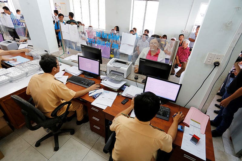 Bảng giá sang tên xe, rút hồ sơ xe ô tô