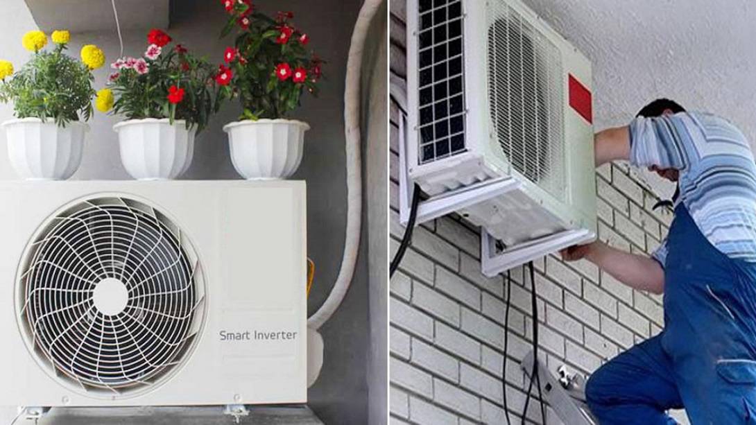 Nên lắp đặt cục nóng điều hòa ở đâu?