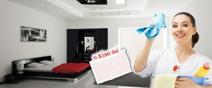 Bảng giá giúp việc theo giờ, giúp việc nhà, vệ sinh công nghiệp
