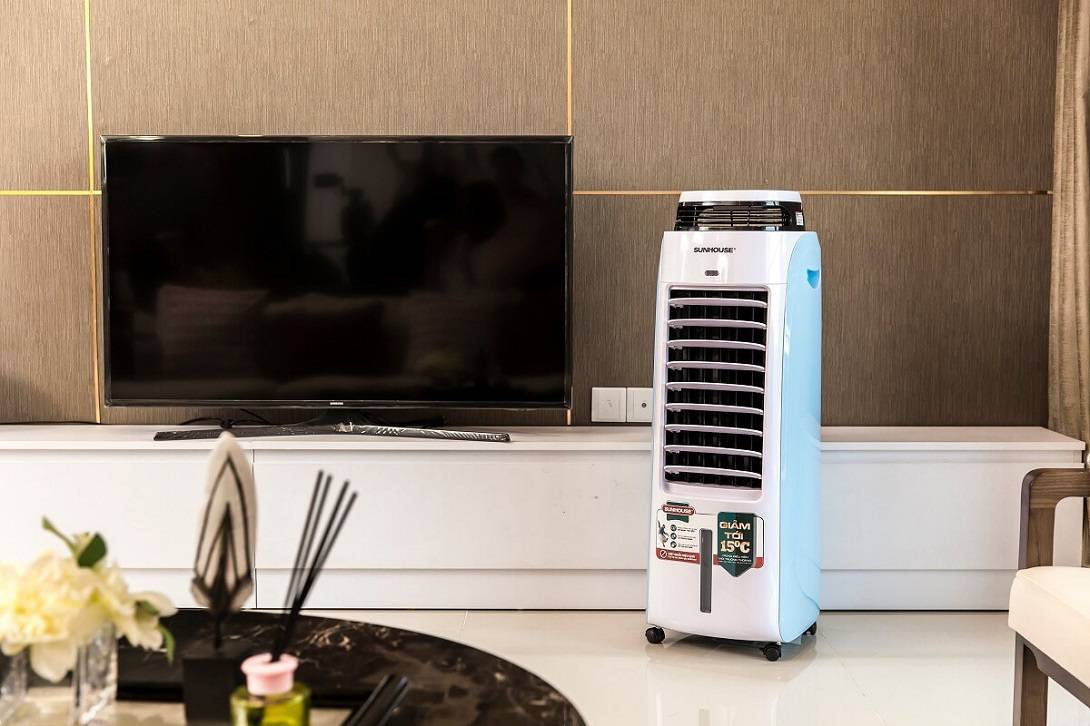 Quạt điều hòa làm mát được bao nhiêu?