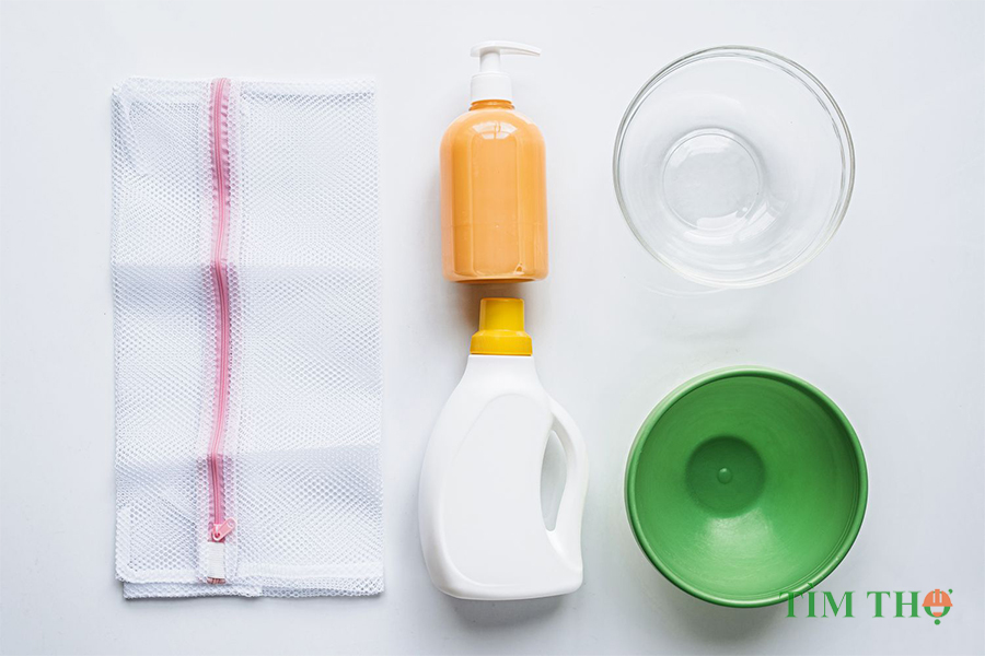 Chuẩn bị dụng cụ làm sạch